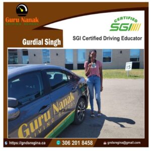Lizzie - Guru Nanak Driving School in Regina | SGI Certified Instructors